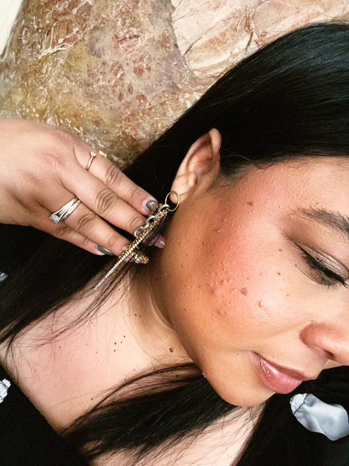Aretes Luxe Cascade | Brillo Sofisticado – Golden Lily
