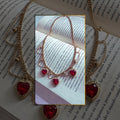 Crimson Amour Heart Set / Elegancia Refinada – Golden Lily