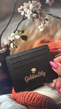 Golden Lily Slim Card Holder