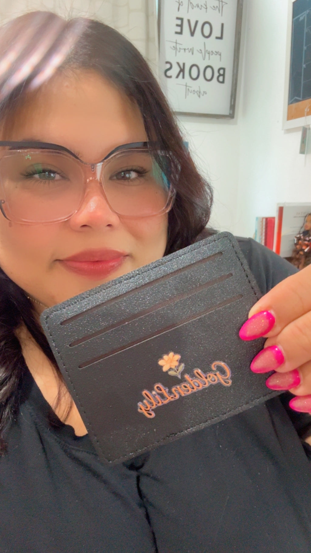 Golden Lily Slim Card Holder