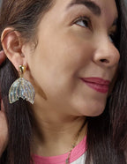 Aretes Mermaid Tail | Brillo Oceánico – Golden Lily