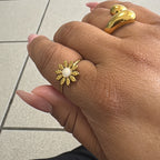 Anillo Sunflower Glow Ajustable