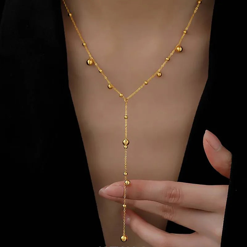 Lily Drop Necklace - Golden Lily