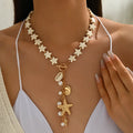 Collar Sea Stars | Elegancia Marina – Golden Lily