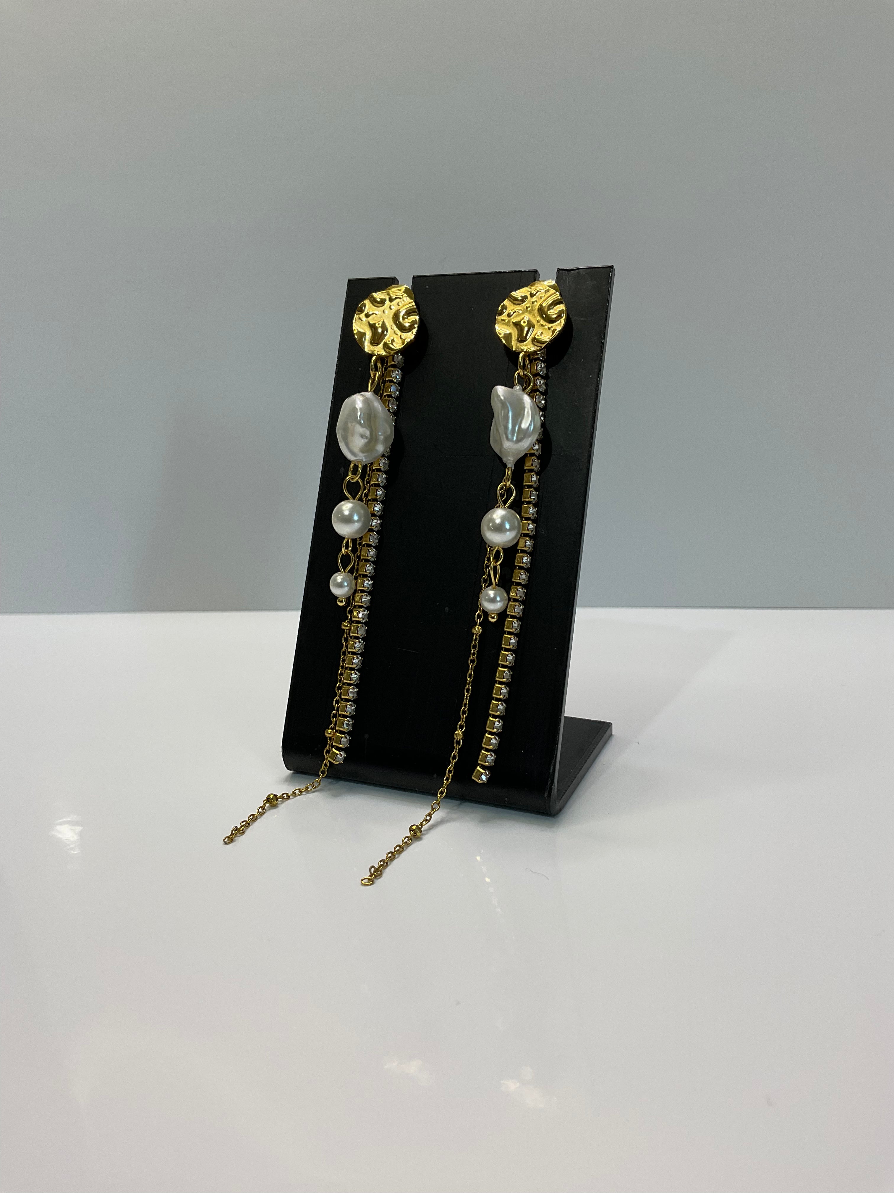 Pearl Luxe Drop Earrings