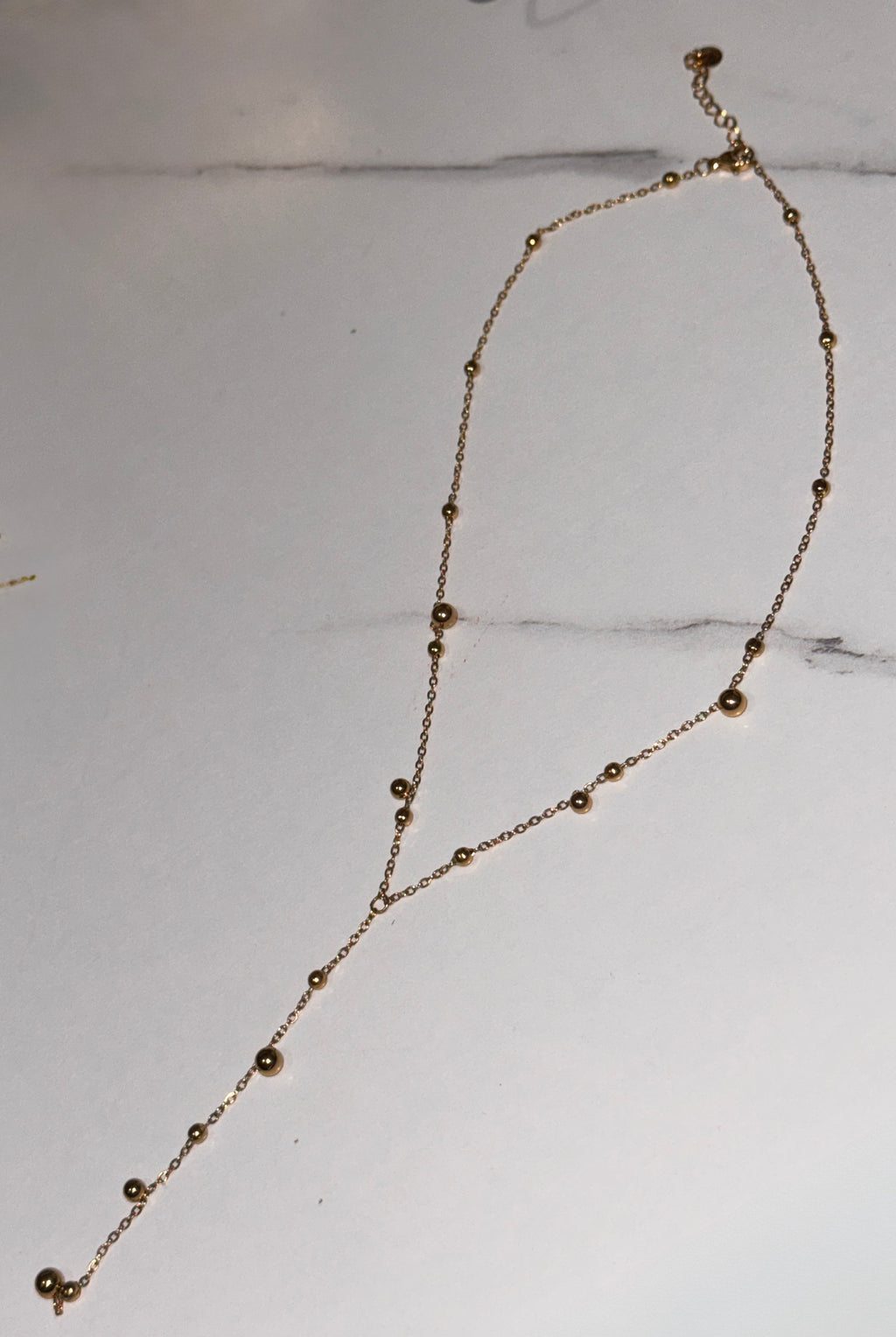 Lily Drop Necklace - Golden Lily