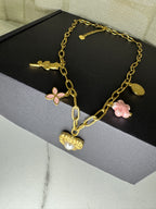Golden Lily – Collar Bloom Charm
