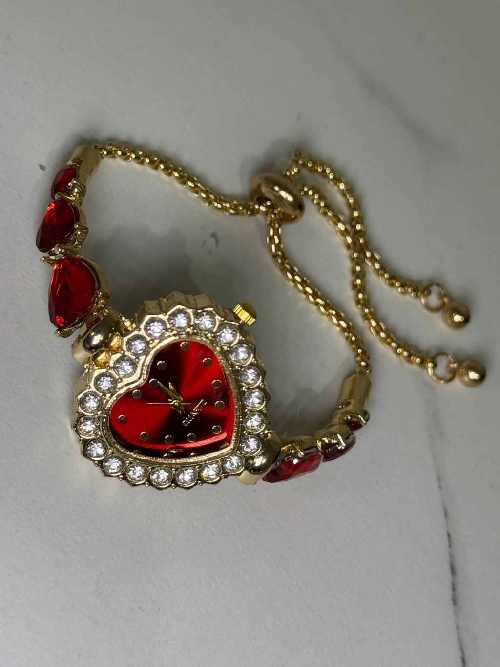 Golden Lily – Reloj Ruby Heart