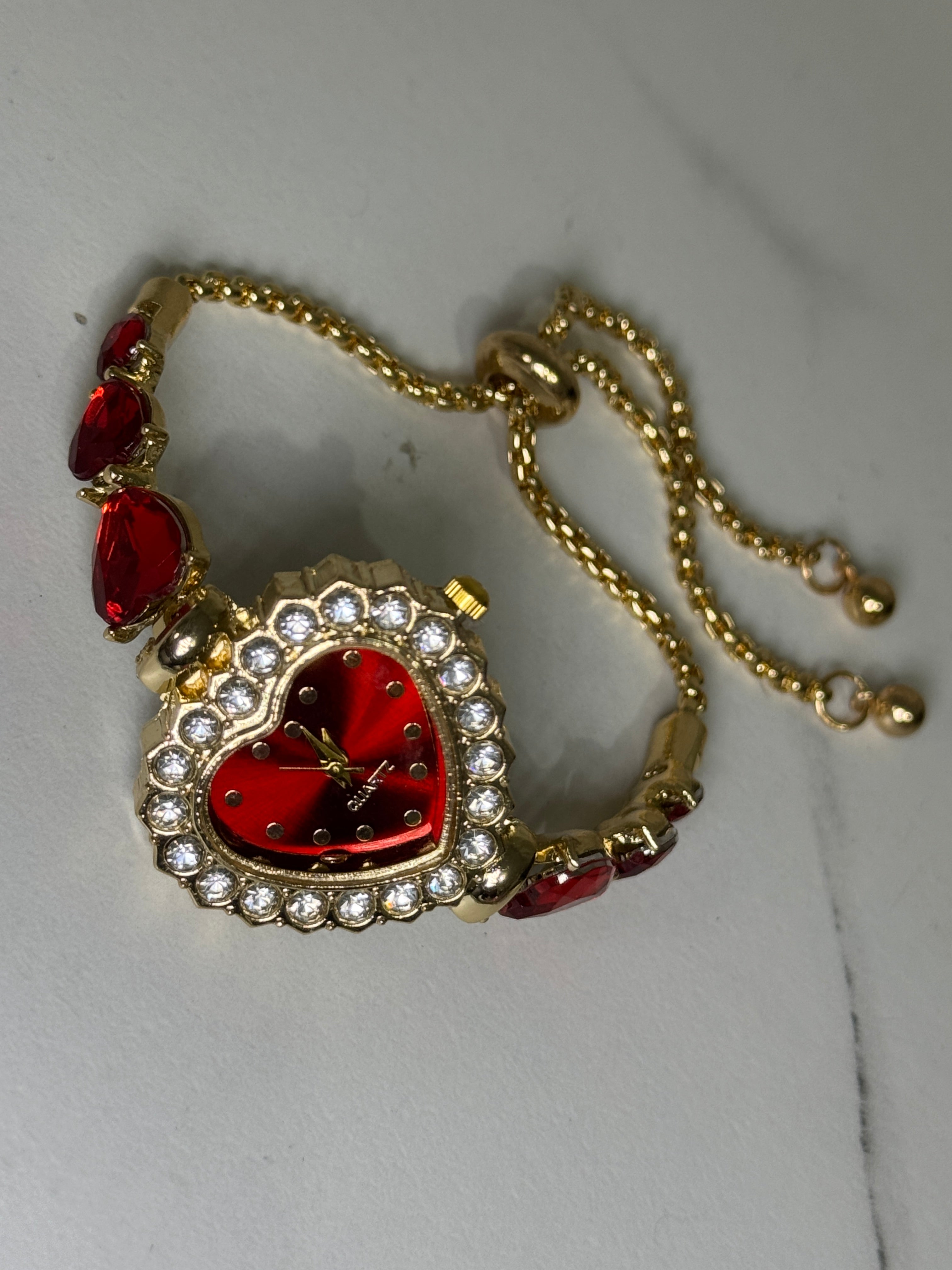 Golden Lily – Reloj Ruby Heart