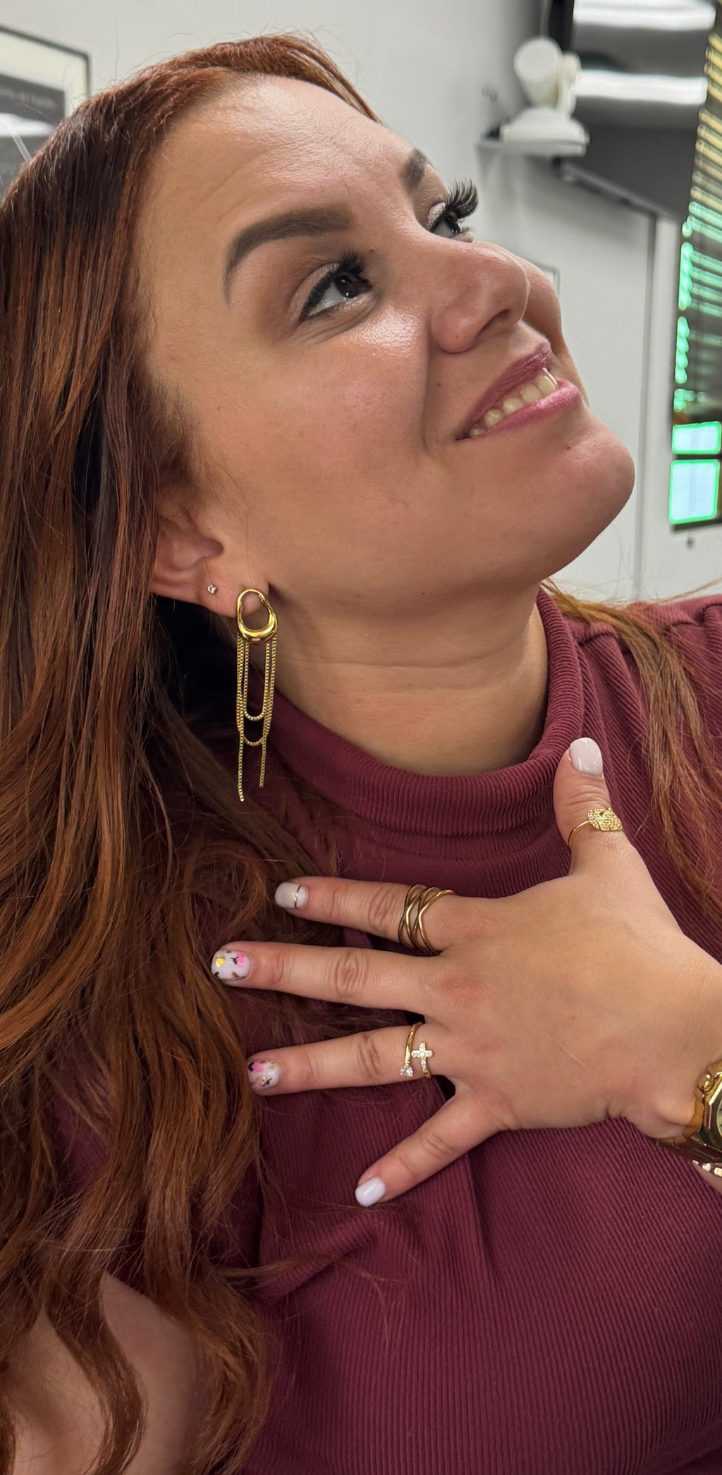Golden Veil Earrings