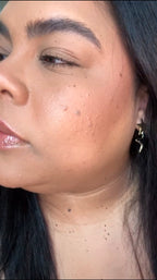 Aretes Star Noir | Elegancia Bicolor – Golden Lily