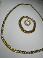 Set Cuban Luxe Gold Unisex