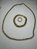 Set Cuban Luxe Gold Unisex