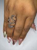 Anillo Wave Minimal Ajustable