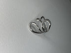 Anillo Wave Minimal Ajustable