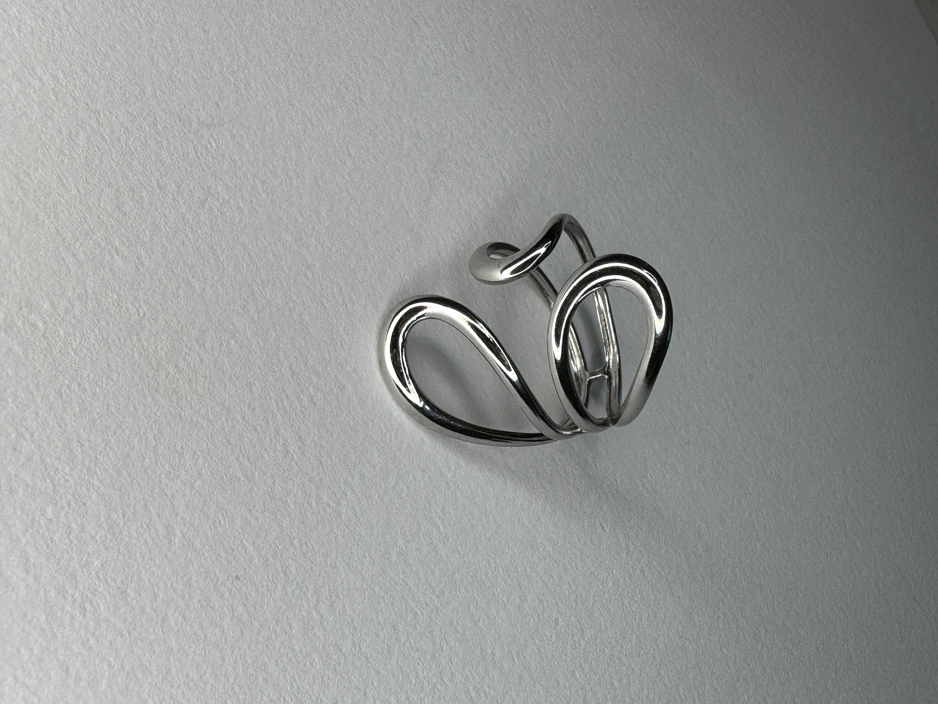 Anillo Wave Minimal Ajustable