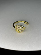 Anillo Leaf Glam Ajustable
