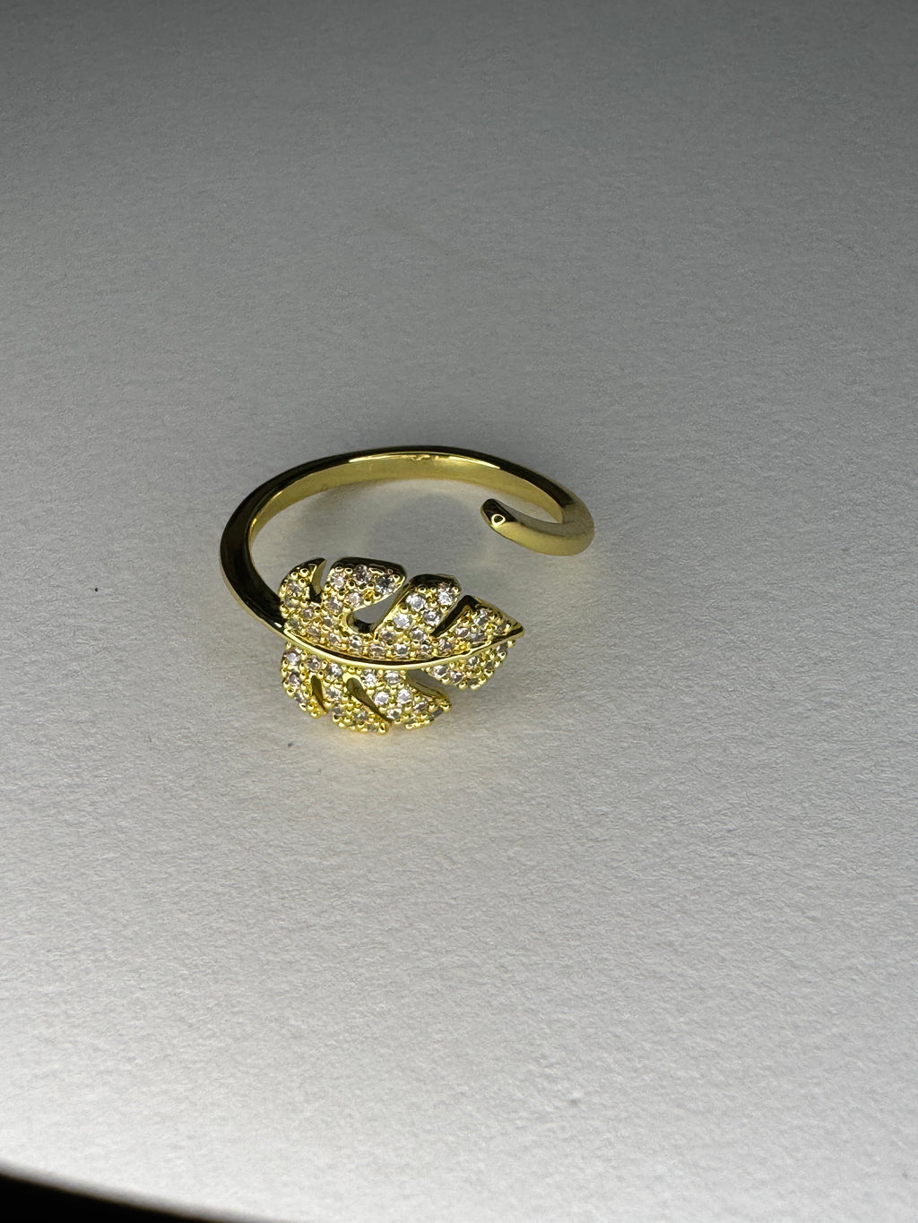 Anillo Leaf Glam Ajustable