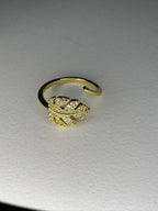 Anillo Leaf Glam Ajustable