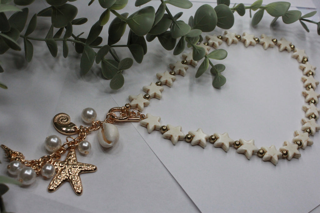 Collar Sea Stars | Elegancia Marina – Golden Lily