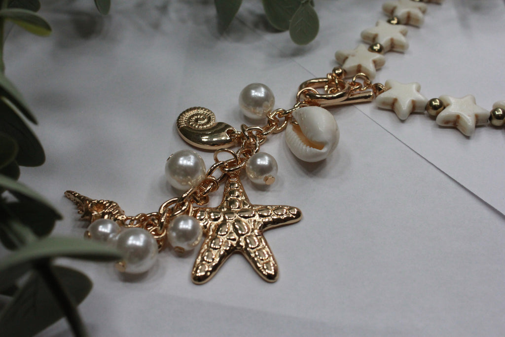 Collar Sea Stars | Elegancia Marina – Golden Lily