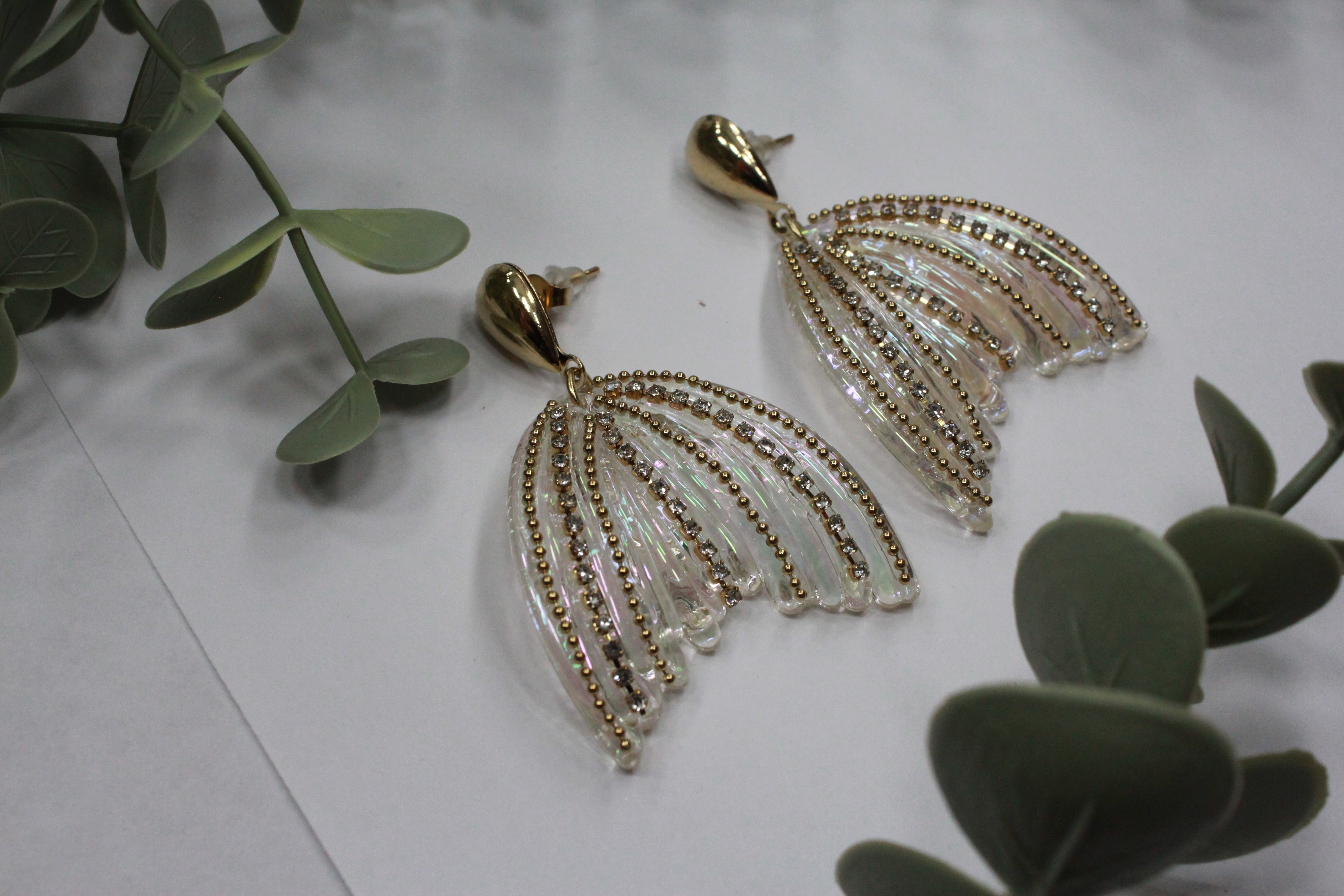 Aretes Mermaid Tail | Brillo Oceánico – Golden Lily