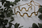 Conjunto Golden Wave (Collar & Pulsera) | Elegancia Orgánica en Oro 18K – Golden Lily