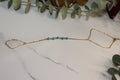 Turquoise Grace Hand Chain | Elegancia Fresca y Delicada – Golden Lily