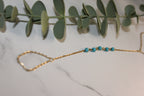Turquoise Grace Hand Chain | Elegancia Fresca y Delicada – Golden Lily