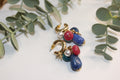 Color Charm Earrings | Golden Lily