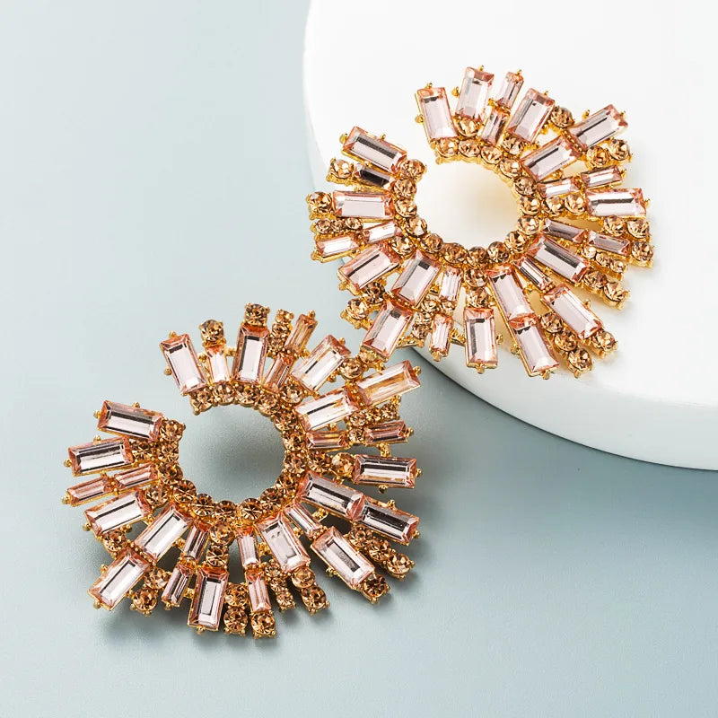 Celestia Crystal Statement Earrings