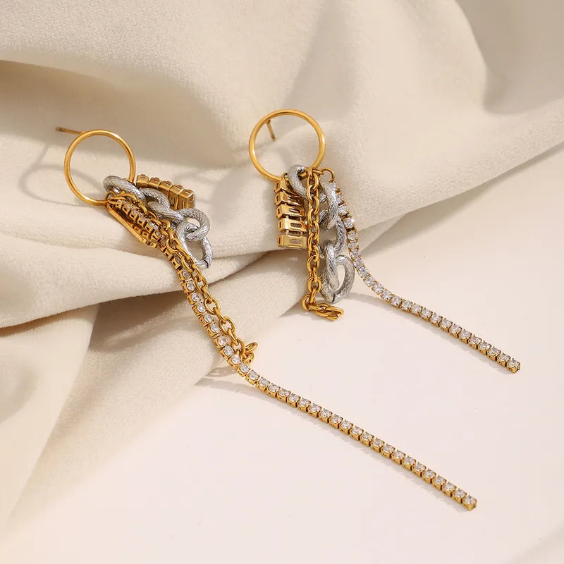 Aretes Luxe Cascade | Brillo Sofisticado – Golden Lily