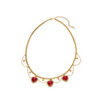 Crimson Amour Heart Set / Elegancia Refinada – Golden Lily