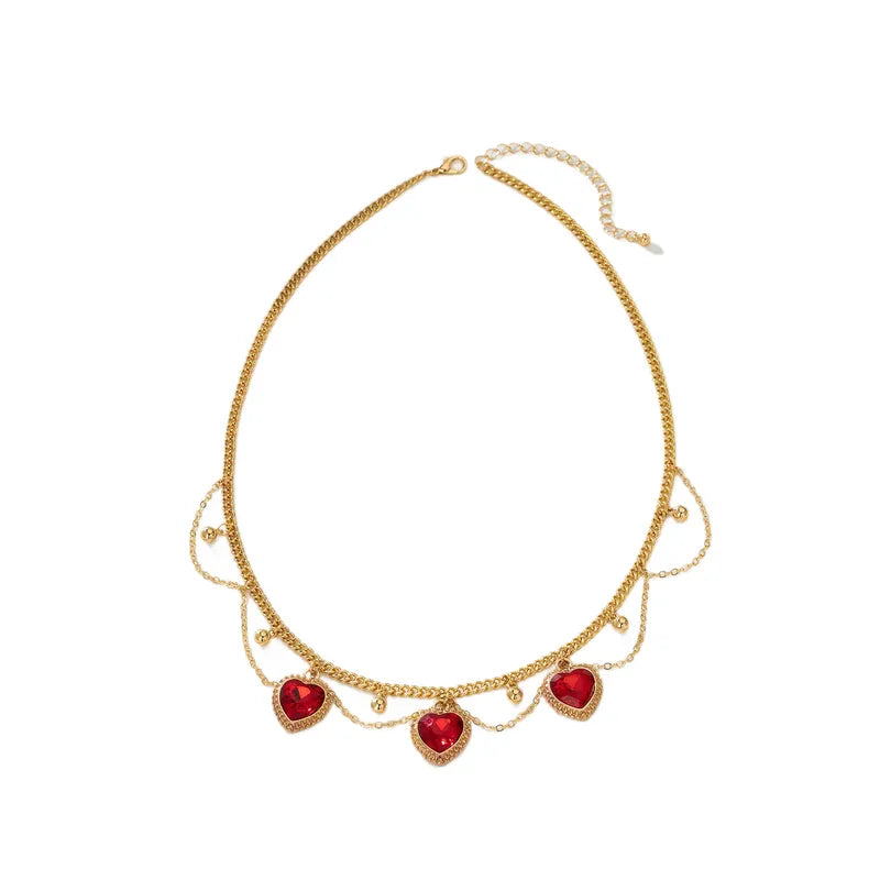 Crimson Amour Heart Set / Elegancia Refinada – Golden Lily