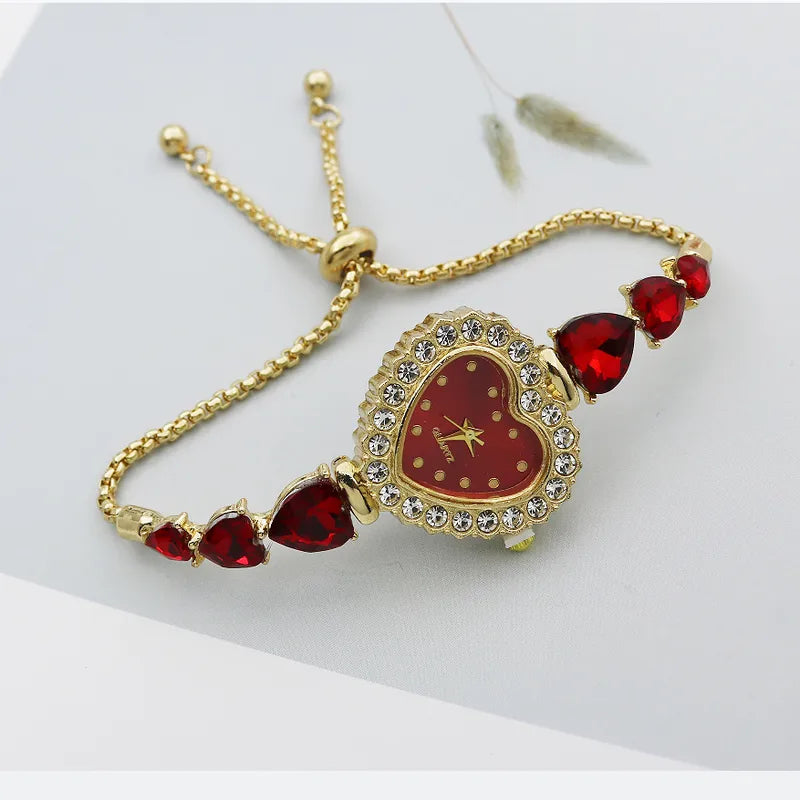 Golden Lily – Reloj Ruby Heart
